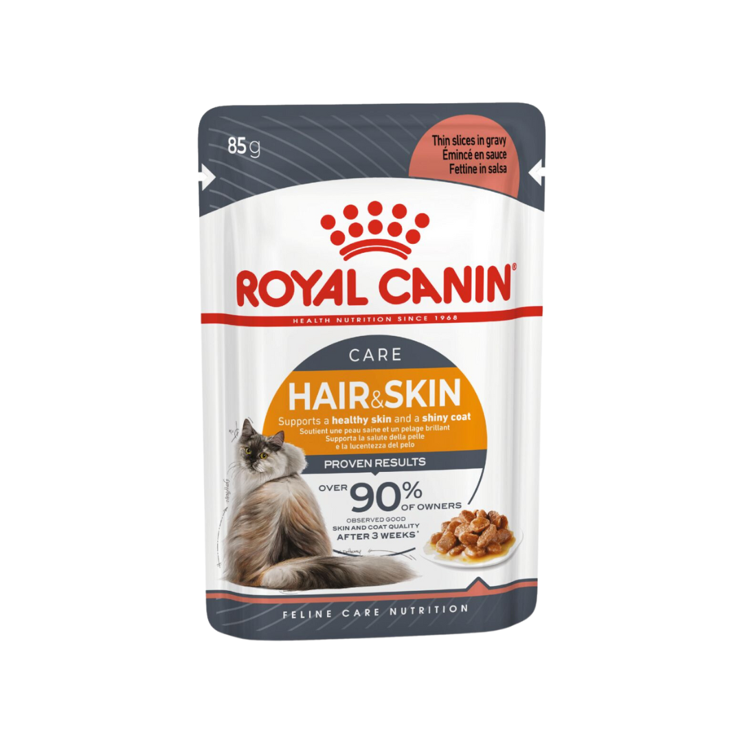 Royal Canin Wet Hair & Skin Pouch 85g Wet Cat Food
